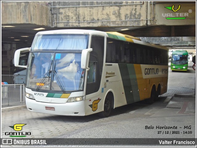 Empresa Gontijo de Transportes 12725 na cidade de Belo Horizonte, Minas Gerais, Brasil, por Valter Francisco. Número da foto: #9716651.