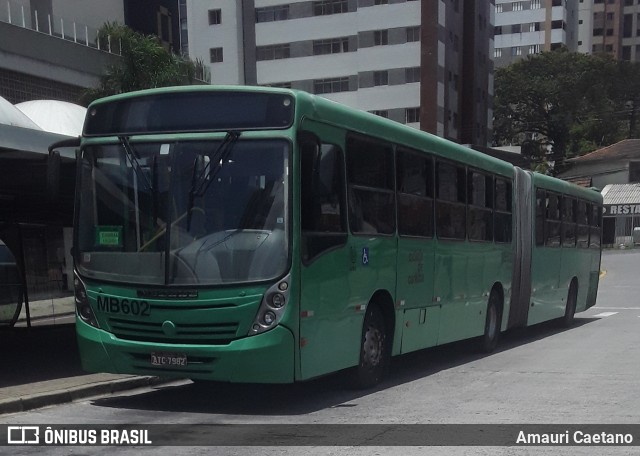 Auto Viação Mercês MB602 na cidade de Curitiba, Paraná, Brasil, por Amauri Caetano. ID da foto: 9718200.