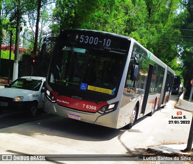 Viação Gatusa Transportes Urbanos 7 6368 na cidade de São Paulo, São Paulo, Brasil, por Lucas Santos da Silva. Número da foto: #9718788.