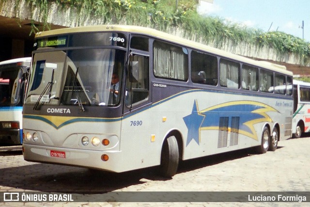 Viação Cometa 7690 na cidade de Belo Horizonte, Minas Gerais, Brasil, por Luciano Formiga. ID da foto: 9719862.