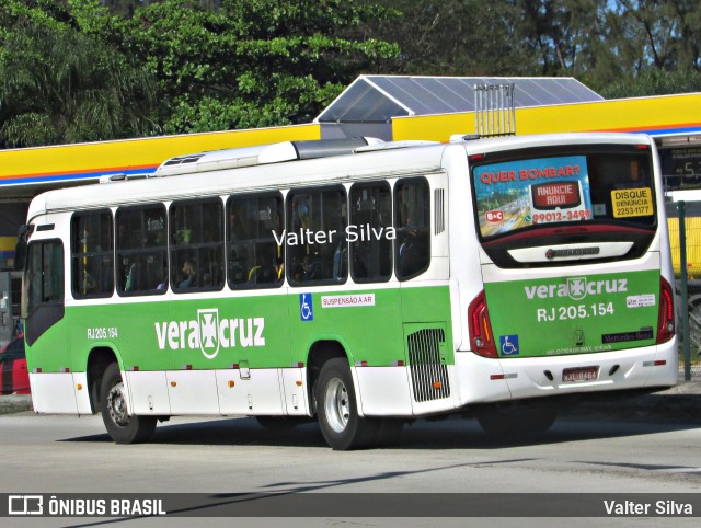 Viação Vera Cruz RJ 205.154 na cidade de Rio de Janeiro, Rio de Janeiro, Brasil, por Valter Silva. Número da foto: #9720352.