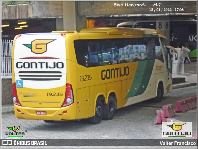 Empresa Gontijo de Transportes 19235 na cidade de Belo Horizonte, Minas Gerais, Brasil, por Valter Francisco. Número da foto: #9720307.