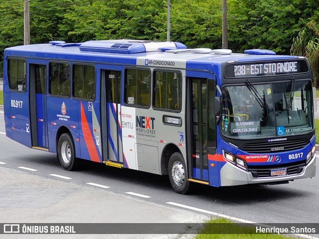 Next Mobilidade - ABC Sistema de Transporte 80.917 na cidade de São Bernardo do Campo, São Paulo, Brasil, por Henrique Santos. ID da foto: 9720091.