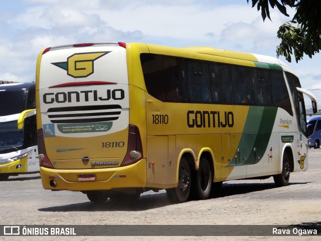 Empresa Gontijo de Transportes 18110 na cidade de Vitória da Conquista, Bahia, Brasil, por Rava Ogawa. ID da foto: 9720072.