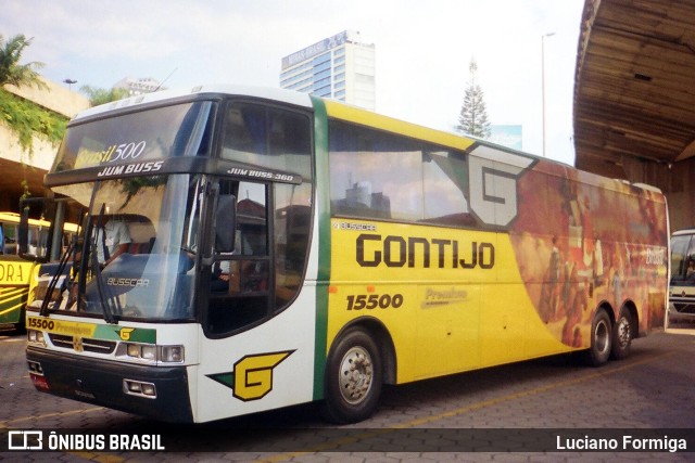 Empresa Gontijo de Transportes 15500 na cidade de Belo Horizonte, Minas Gerais, Brasil, por Luciano Formiga. ID da foto: 9719864.