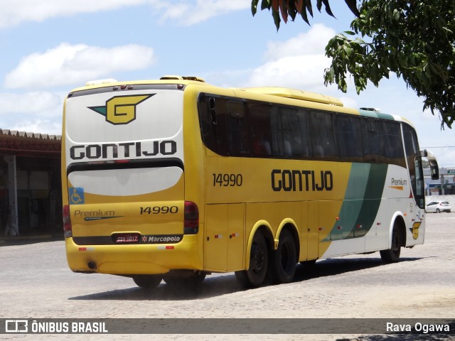 Empresa Gontijo de Transportes 14990 na cidade de Vitória da Conquista, Bahia, Brasil, por Rava Ogawa. ID da foto: 9720116.