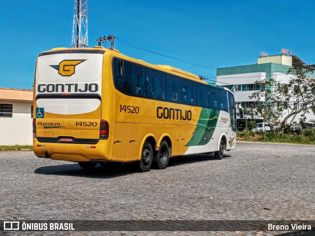 Empresa Gontijo de Transportes 14520 na cidade de Campos dos Goytacazes, Rio de Janeiro, Brasil, por Breno Vieira. ID da foto: 9720203.