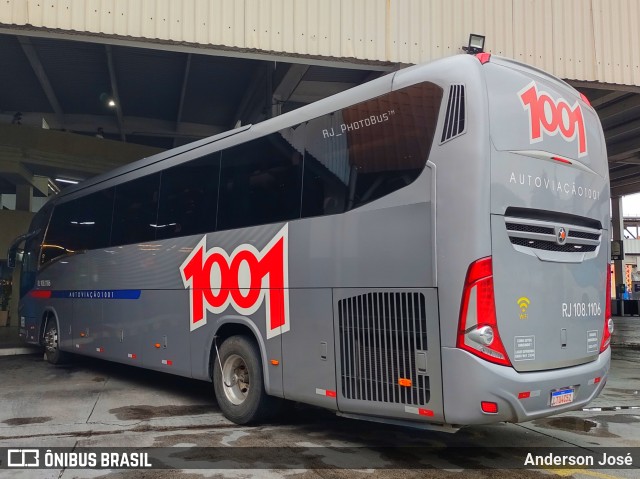 Auto Viação 1001 RJ 108.1106 na cidade de Rio de Janeiro, Rio de Janeiro, Brasil, por Anderson José. Número da foto: #9719956.