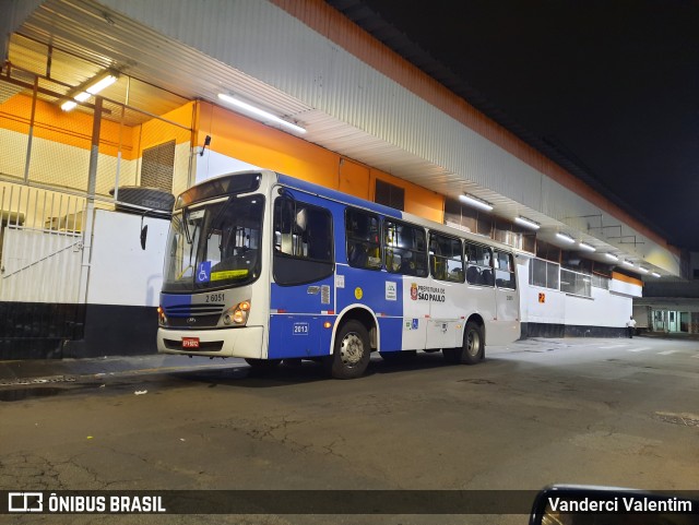 Transcooper > Norte Buss 2 6051 na cidade de São Paulo, São Paulo, Brasil, por Vanderci Valentim. ID da foto: 9720723.