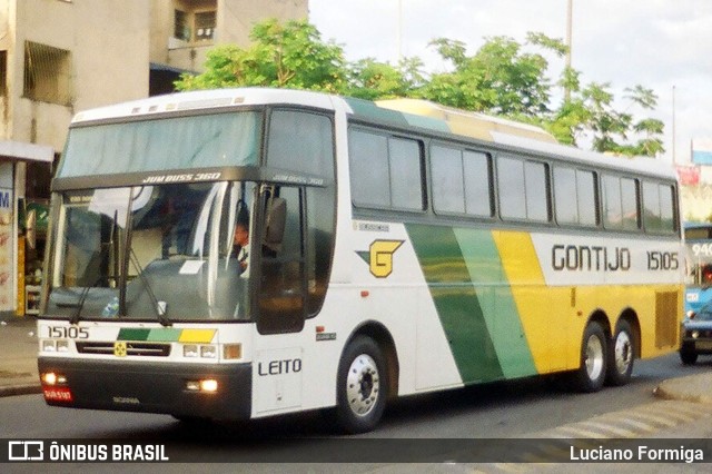 Empresa Gontijo de Transportes 15105 na cidade de Belo Horizonte, Minas Gerais, Brasil, por Luciano Formiga. ID da foto: 9719863.