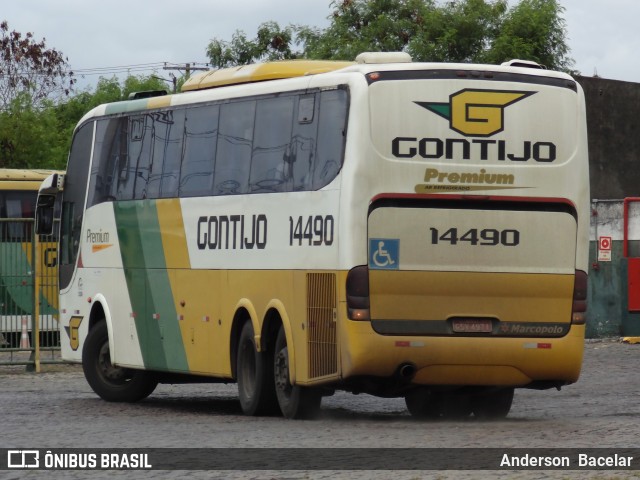 Empresa Gontijo de Transportes 14490 na cidade de Feira de Santana, Bahia, Brasil, por Anderson  Bacelar. ID da foto: 9722555.