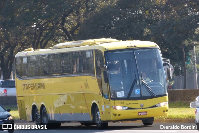Viação Itapemirim 5101 na cidade de São José dos Campos, São Paulo, Brasil, por Everaldo Bordini. Número da foto: #9721558.