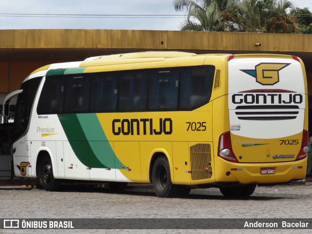 Empresa Gontijo de Transportes 7025 na cidade de Feira de Santana, Bahia, Brasil, por Anderson  Bacelar. ID da foto: 9722580.