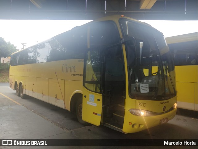 Viação Itapemirim 8713 na cidade de Ribeirão Preto, São Paulo, Brasil, por Marcelo Horta. ID da foto: 9722692.