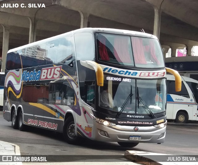 Flecha Bus 9966 na cidade de Porto Alegre, Rio Grande do Sul, Brasil, por JULIO SILVA. ID da foto: 9723098.