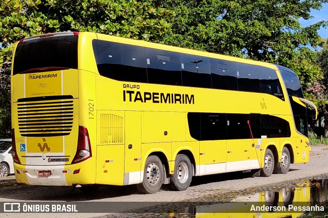 Viação Itapemirim 17021 na cidade de Campos dos Goytacazes, Rio de Janeiro, Brasil, por Anderson Pessanha. Número da foto: #9723539.