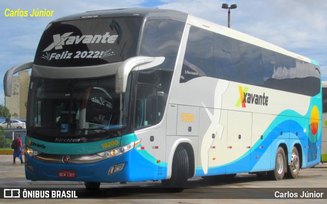 Viação Xavante 18200 na cidade de Goiânia, Goiás, Brasil, por Carlos Júnior. Número da foto: #9722007.
