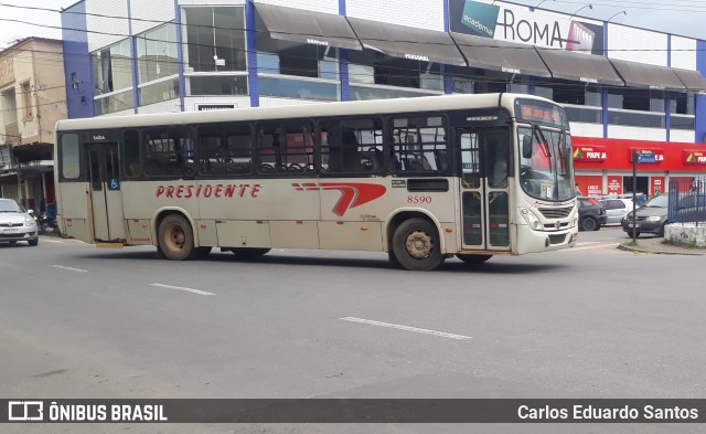 Viação Presidente 8590 na cidade de São João del Rei, Minas Gerais, Brasil, por Carlos Eduardo Santos. Número da foto: #9722741.