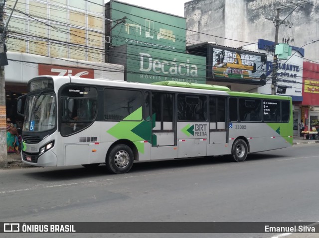 Auto Ônibus São João 33002 na cidade de Feira de Santana, Bahia, Brasil, por Emanuel Silva. Número da foto: #9722720.