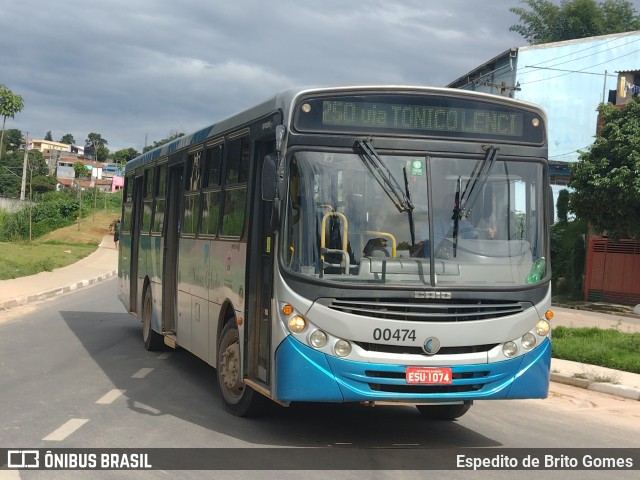 Viação Nossa Cidade 00474 na cidade de Franco da Rocha, São Paulo, Brasil, por Espedito de Brito Gomes. Número da foto: #9723114.