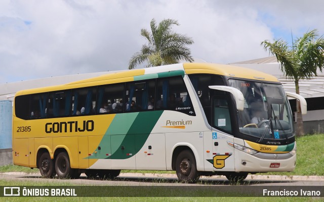 Empresa Gontijo de Transportes 21385 na cidade de Marília, São Paulo, Brasil, por Francisco Ivano. Número da foto: #9721897.