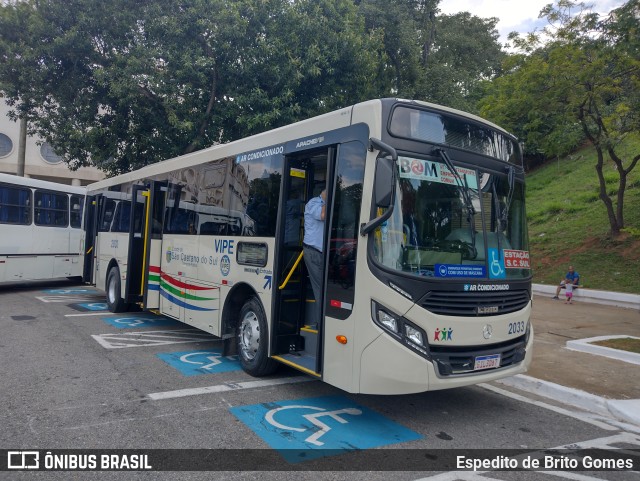 VIPE - Viação Padre Eustáquio 2033 na cidade de São Paulo, São Paulo, Brasil, por Espedito de Brito Gomes. ID da foto: 9723631.