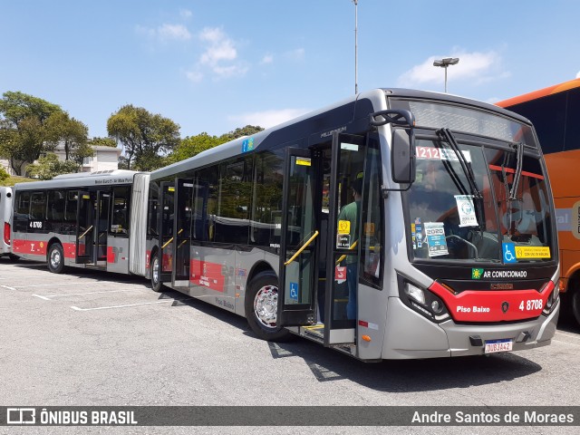 Express Transportes Urbanos Ltda 4 8708 na cidade de São Paulo, São Paulo, Brasil, por Andre Santos de Moraes. ID da foto: 9721971.