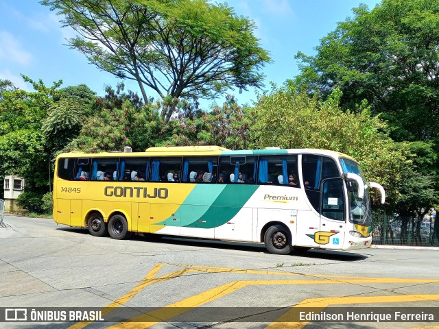 Empresa Gontijo de Transportes 14845 na cidade de São Paulo, São Paulo, Brasil, por Edinilson Henrique Ferreira. ID da foto: 9721560.