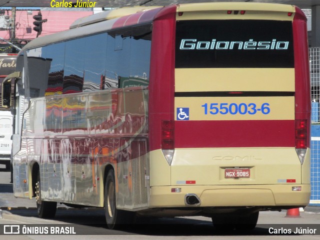 Auto Viação Goianésia 155003-6 na cidade de Goiânia, Goiás, Brasil, por Carlos Júnior. ID da foto: 9721939.