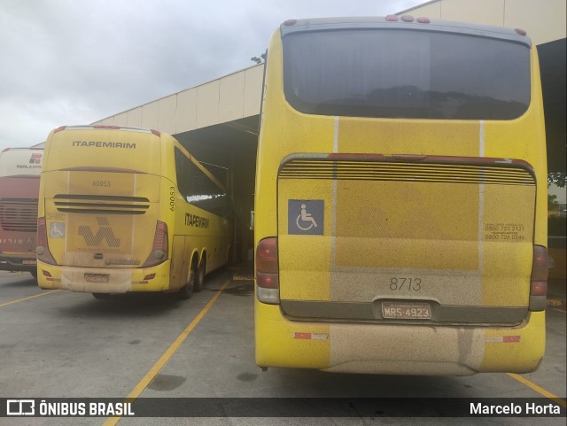 Viação Itapemirim 8713 na cidade de Ribeirão Preto, São Paulo, Brasil, por Marcelo Horta. ID da foto: 9722676.