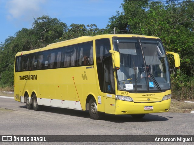 Viação Itapemirim 9533 na cidade de Recife, Pernambuco, Brasil, por Anderson Miguel. Número da foto: #9723528.