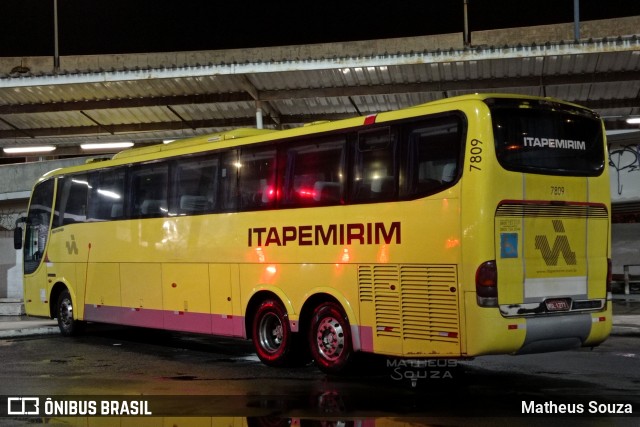 Viação Itapemirim 7809 na cidade de Rio de Janeiro, Rio de Janeiro, Brasil, por Matheus Souza. Número da foto: #9722480.
