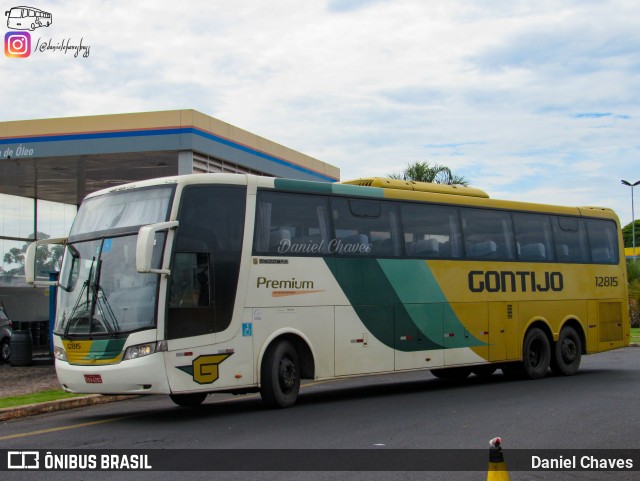 Empresa Gontijo de Transportes 12815 na cidade de Ribeirão Preto, São Paulo, Brasil, por Daniel Chaves. ID da foto: 9721283.