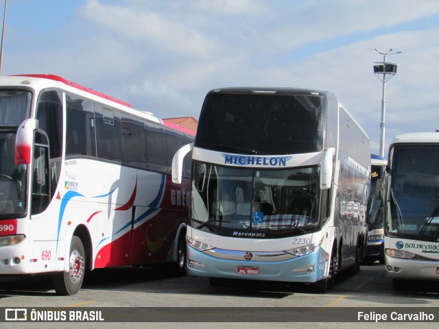 Michelon Turismo 2230 na cidade de Aparecida, São Paulo, Brasil, por Felipe Carvalho. ID da foto: 9727219.