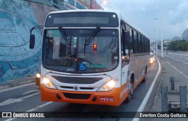Planeta Transportes Rodoviários 3043 na cidade de Cariacica, Espírito Santo, Brasil, por Everton Costa Goltara. Número da foto: #9724261.