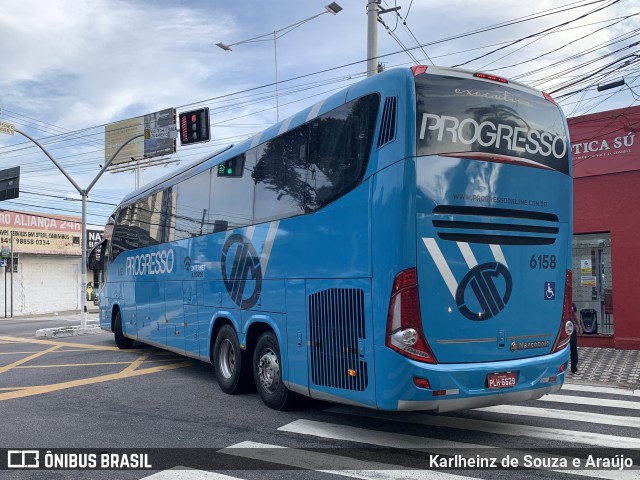 Auto Viação Progresso 6158 na cidade de Natal, Rio Grande do Norte, Brasil, por Karlheinz de Souza e Araújo. ID da foto: 9724743.