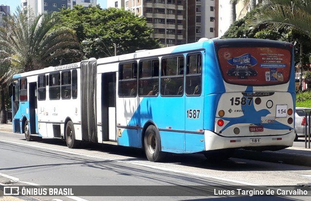 VB Transportes e Turismo 1587 na cidade de Campinas, São Paulo, Brasil, por Lucas Targino de Carvalho. ID da foto: 9726055.