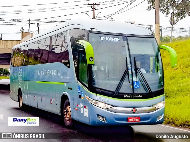 Viação Garcia 8154 na cidade de Campinas, São Paulo, Brasil, por Danilo Augusto. Número da foto: #9726901.