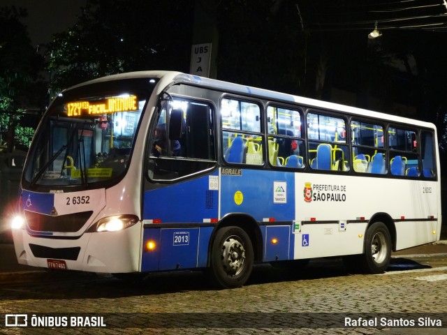 Transcooper > Norte Buss 2 6352 na cidade de São Paulo, São Paulo, Brasil, por Rafael Santos Silva. Número da foto: #9727267.