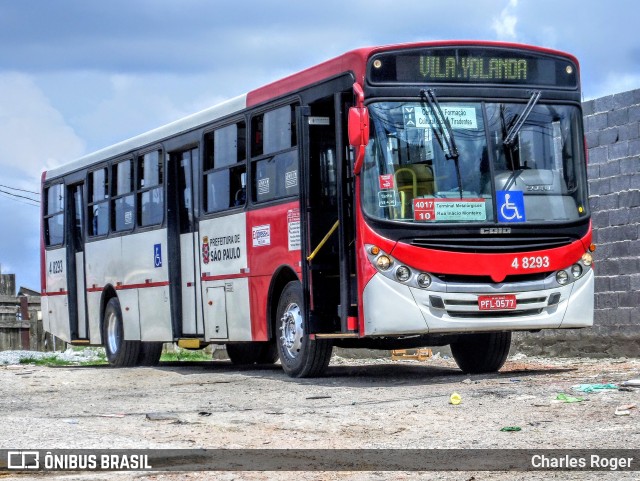 Express Transportes Urbanos Ltda 4 8293 na cidade de São Paulo, São Paulo, Brasil, por Charles Roger. Número da foto: #9724835.