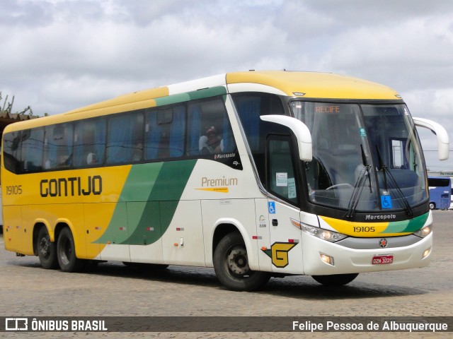 Empresa Gontijo de Transportes 19105 na cidade de Vitória da Conquista, Bahia, Brasil, por Felipe Pessoa de Albuquerque. Número da foto: #9726133.