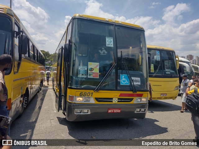 Viação Itapemirim 6801 na cidade de São Paulo, São Paulo, Brasil, por Espedito de Brito Gomes. ID da foto: 9725931.