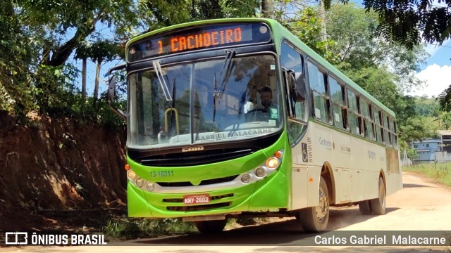 Costa Sul Transportes e Turismo 13-10311 na cidade de Cachoeiro de Itapemirim, Espírito Santo, Brasil, por Carlos Gabriel  Malacarne. ID da foto: 9724090.