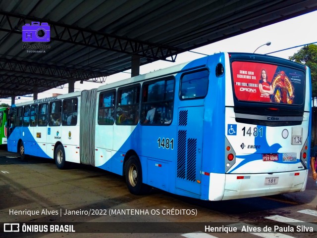 VB Transportes e Turismo 1481 na cidade de Campinas, São Paulo, Brasil, por Henrique Alves de Paula Silva. Número da foto: #9724572.