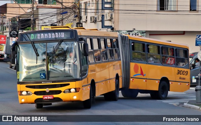 Viação Praiana 3009 na cidade de Balneário Camboriú, Santa Catarina, Brasil, por Francisco Ivano. Número da foto: #9727368.