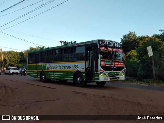Manuel Ortiz Guerrero SRL - Linea 20 18 na cidade de Capiatá, Central, Paraguai, por José Paredes. Número da foto: #9726209.