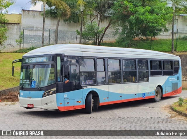 Auto Omnibus Floramar 03 na cidade de Belo Horizonte, Minas Gerais, Brasil, por Juliano Felipe. ID da foto: 9726434.