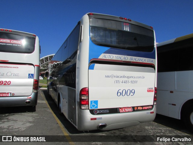 Auto Viação Bragança 6009 na cidade de Aparecida, São Paulo, Brasil, por Felipe Carvalho. ID da foto: 9727205.