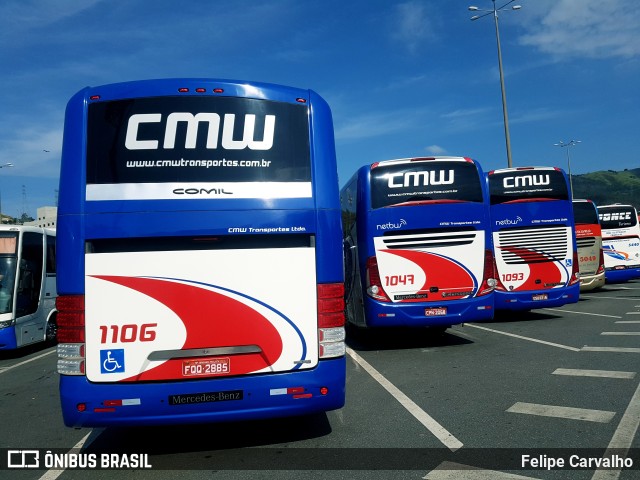 CMW Transportes 1106 na cidade de Aparecida, São Paulo, Brasil, por Felipe Carvalho. Número da foto: #9727086.