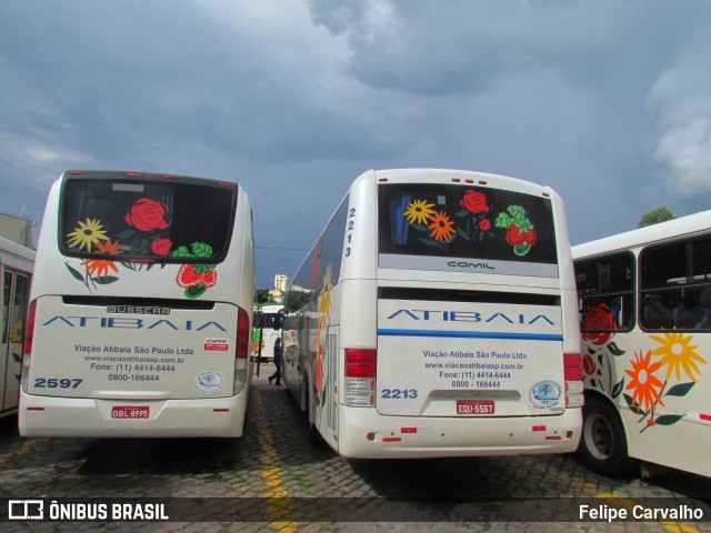 Viação Atibaia São Paulo 2213 na cidade de Atibaia, São Paulo, Brasil, por Felipe Carvalho. Número da foto: #9727318.